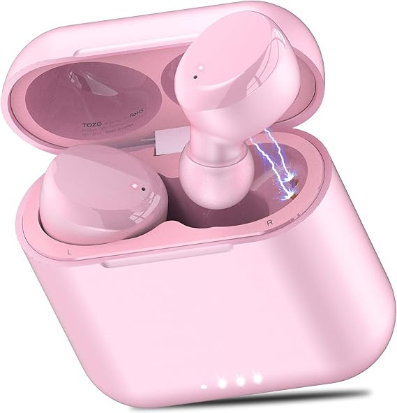 TOZO T6 True Wireless Earbuds Bluetooth Headphones Touch Control with Wireless Charging Case IPX8... | Amazon (US)