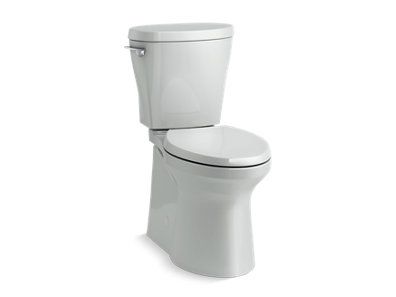 Betello® Comfort Height® Two-piece elongated 1.28 gpf toilet with ContinuousClean XT, skirted trapwa | Kohler