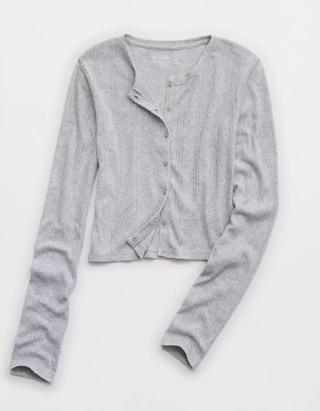 Aerie Off-Duty Pointelle Cardigan | Aerie