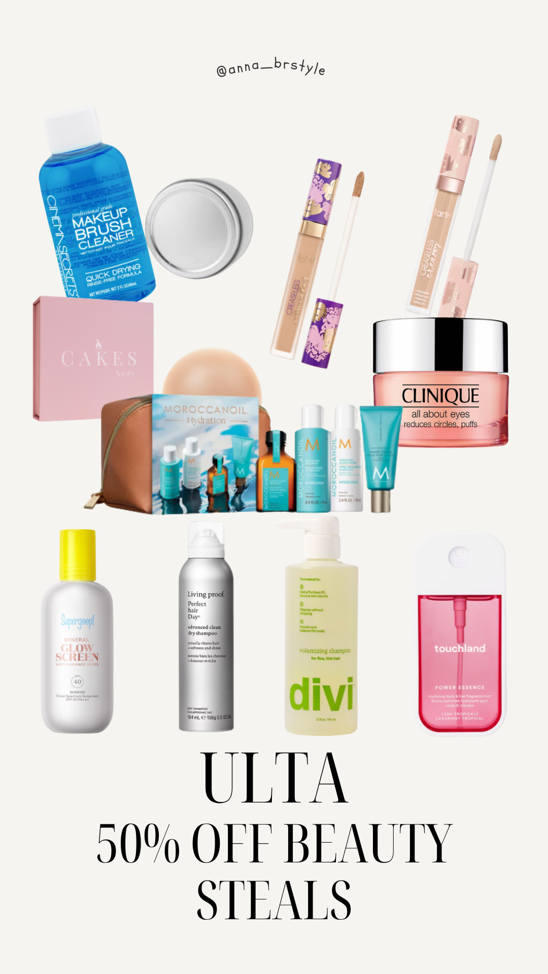 Ulta 50% off beauty steals. 

 #LTKSaleAlert #LTKBeauty