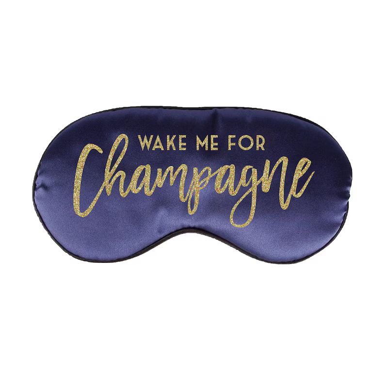 Wake Me for Champagne Sleep Mask // Bachelorette // Wedding // - Etsy | Etsy (US)