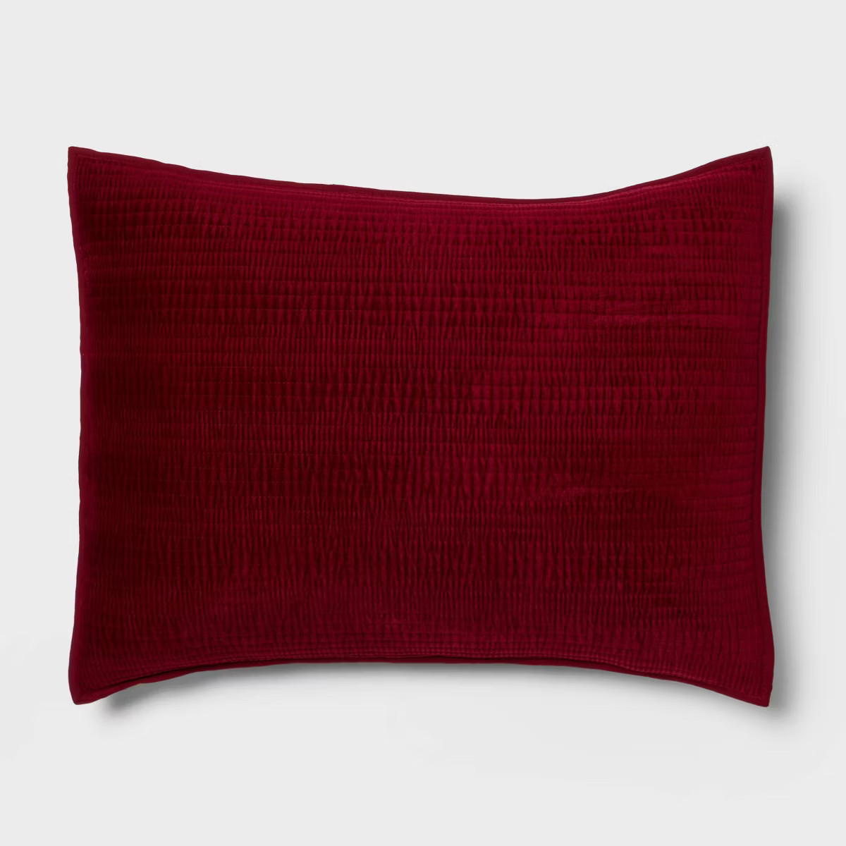 Ruched Velvet Quilt Sham - Threshold™ | Target