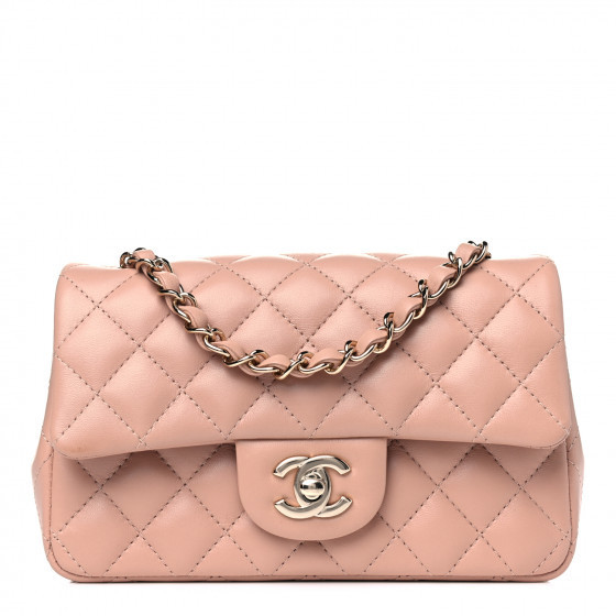 CHANEL

Lambskin Quilted Mini Rectangular Flap Dark Beige | Fashionphile