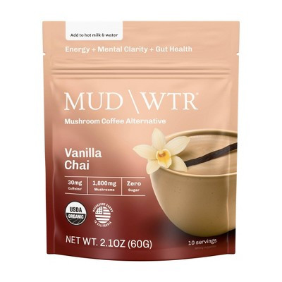 MUDWTR Organic Vanilla Chai Mushroom Coffee Alternative - 2.1oz | Target