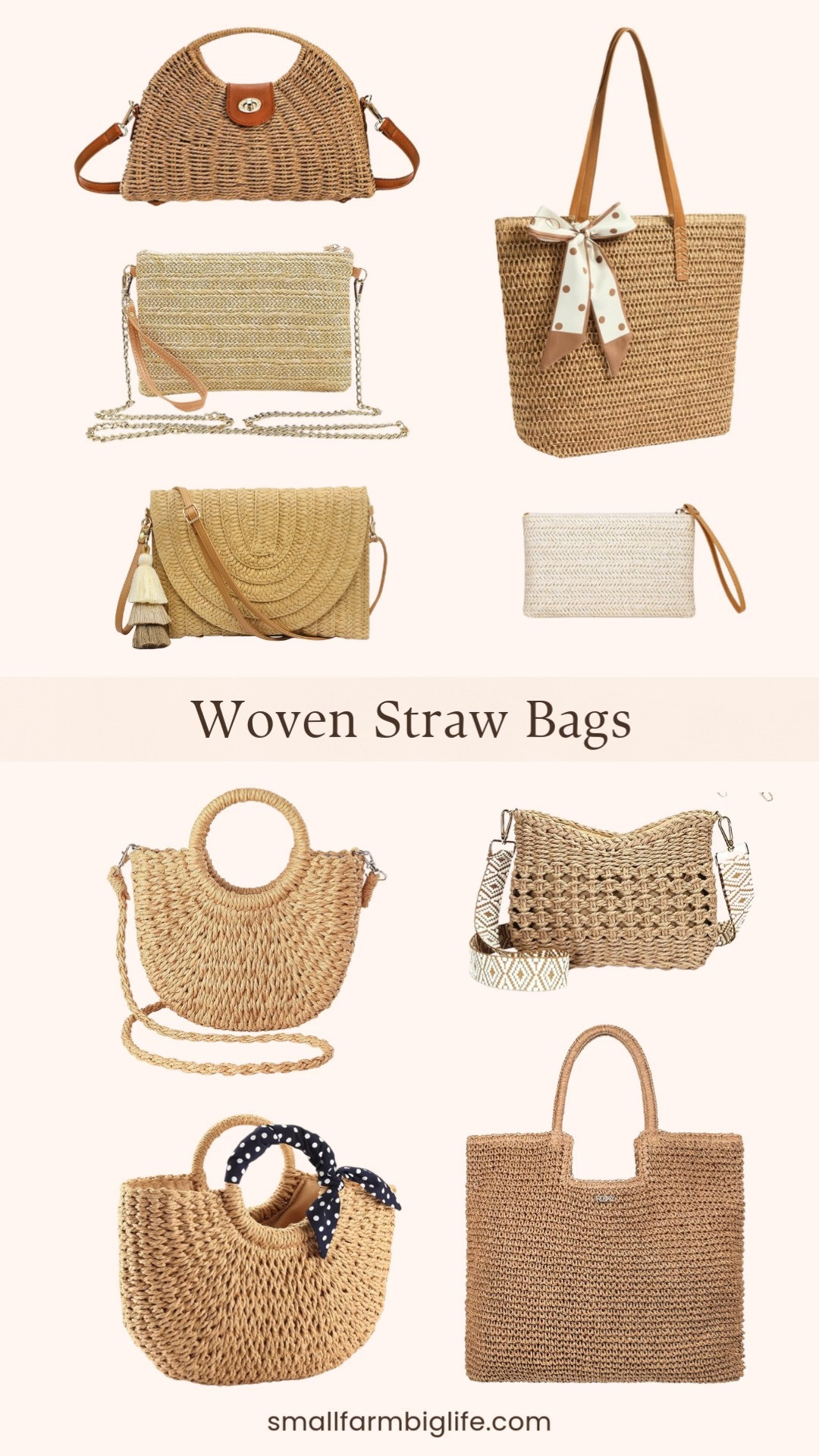 Woven Straw Bags | Amazon Finds
The perfect finishing touch for spring and summer outfits, woven straw bags instantly make any look feel warm weather ready. From roomy totes to crossbody and shoulder styles that are great for travel and vacation, these Amazon bags are both practical and stylish. Save this for effortless seasonal accessory inspiration you’ll use on repeat ✨ 

 #LTKootd #LTKOver40 #LTKTravel