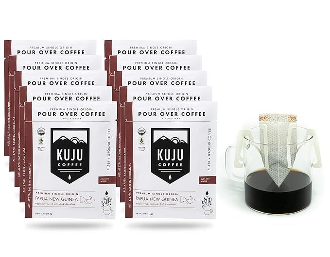 Kuju Coffee, USDA Organic, Single Origin Coffee, Papua New Guinea, 10-pack | Amazon (US)