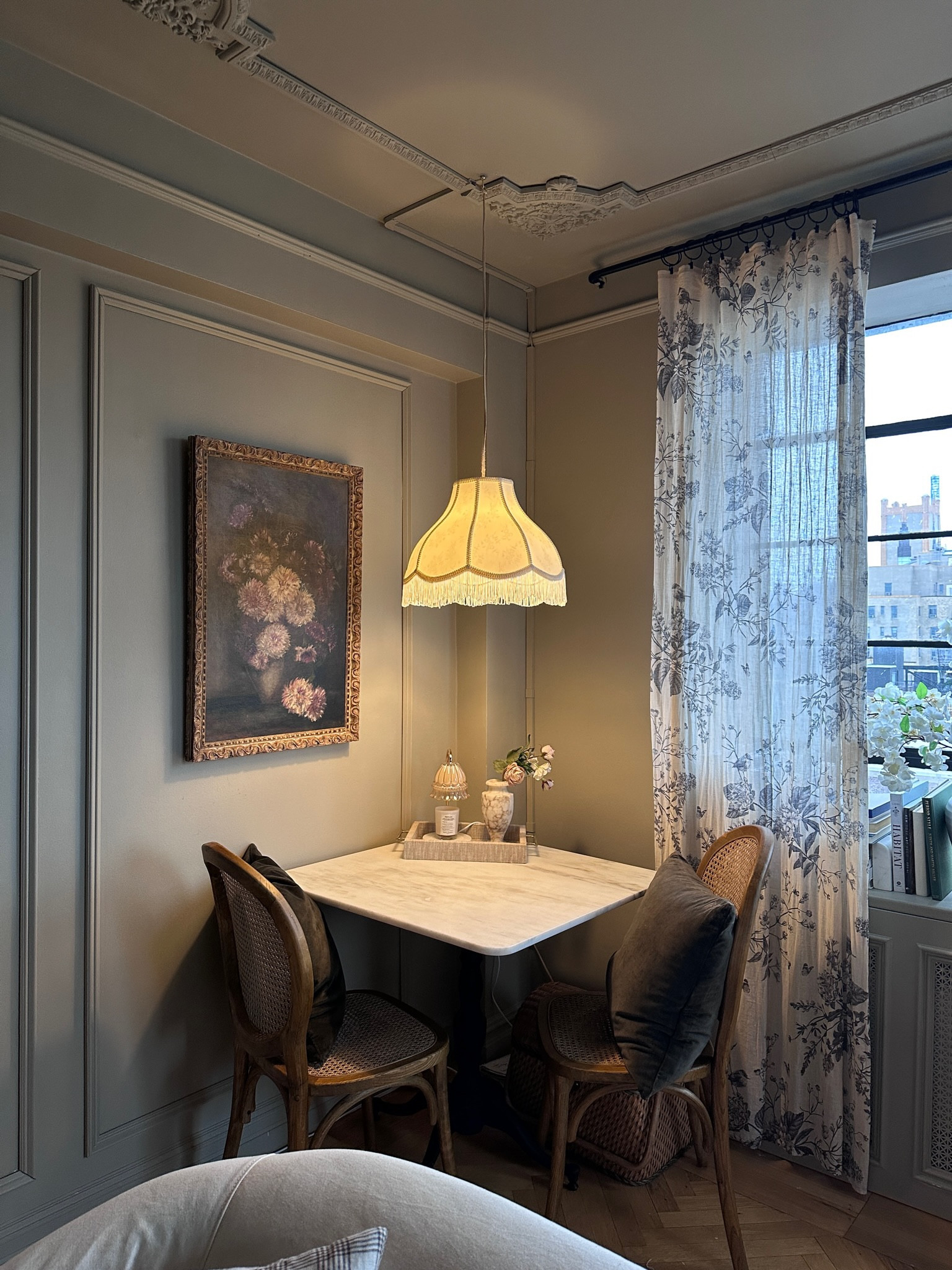 living room corner (bistro table is a antique find, linking a similar one) 

#LTKhome