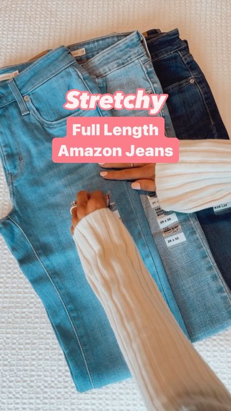 
✨These stretchy Amazon jeans ARE SO GOOD!! The v shape stitch, pocket placement and pocket size help make your bum look rounder and waistline smaller! They’re nice and stretchy making them SO COMFY!! 

✨Pair with sneakers, mules, flats, sandals, or booties!

✨I’m 5’6” wearing my true to size (25) in each! 

🚨Currently ON SALE & ON PRIME

#amazonfinds #amazonmusthaves  #jeans  #jeanslovers 

#LTKSpringSale #LTKstyletip #LTKfindsunder100