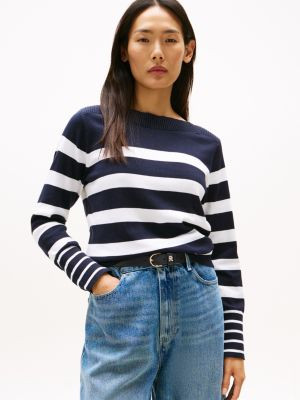 Stripe Boatneck Sweater | Tommy Hilfiger | Tommy Hilfiger (US)