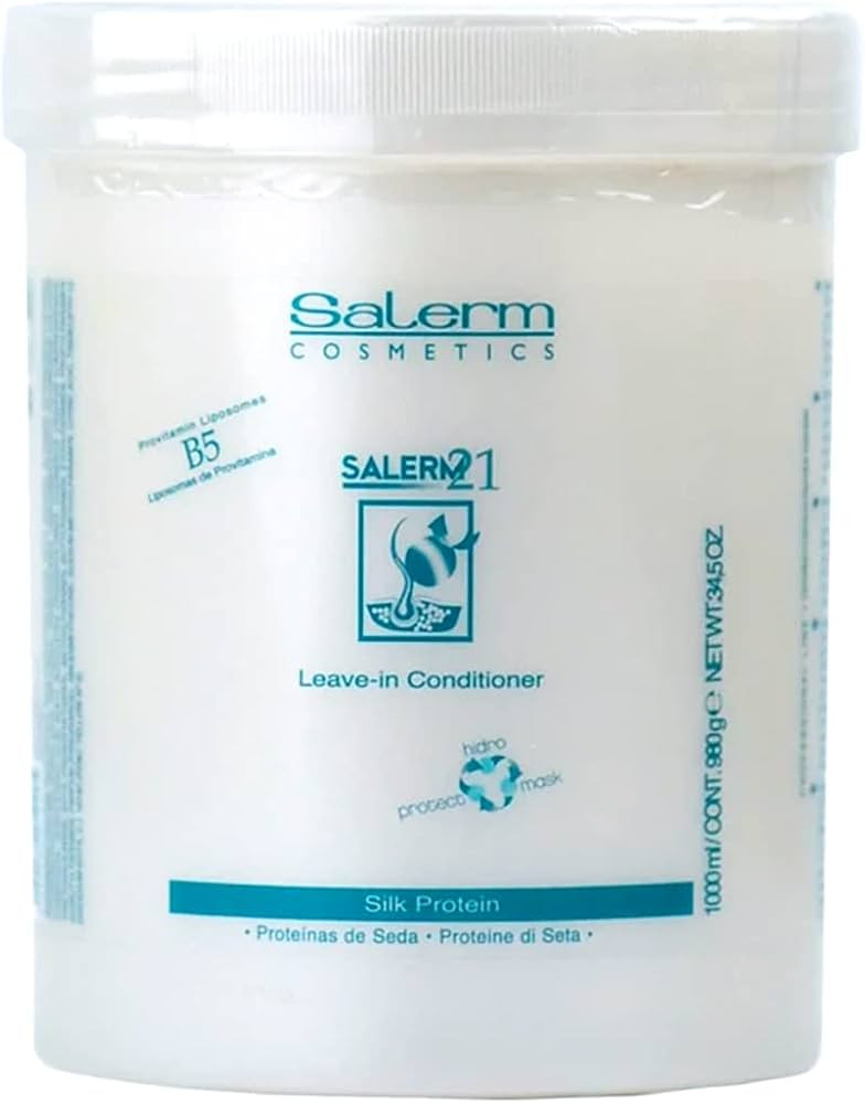 SALERM Acondicionador sin enjuague de 34 onzas, provitamina B5 Lipsomes y proteína de seda - con... | Amazon (US)