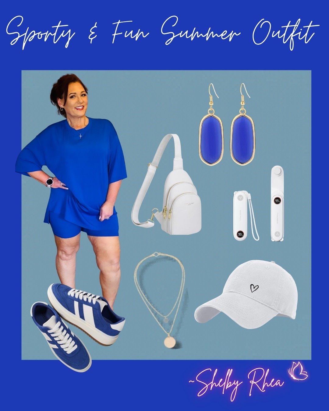 Sporty & fun… because we’re not trying to be uncomfortable this summer 😆💙

This set is one of my go-to “look cute without trying” outfits.

Throw it on
Add sneakers
Grab a bag
And go live your life

Because at this stage… we’re choosing COMFY and CUTE.

Everything linked 👇

#LTKootd #LTKOver40 #LTKgrwm