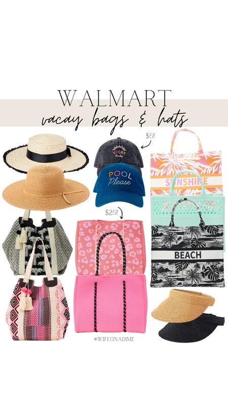 Absolutely obsessed with everything Walmart has for beach/pool bags and hats!

Walmart, Walmart finds, Walmart favorites, Walmart swim, Walmart beach bags, Walmart beach hats, Walmart pool bags, Walmart pool hats, Spring finds, Spring favorites, vacation finds, vacation favorites, spring, spring vacation, spring fashion, spring break, tote bag, canvas bag, Neoprene Beach Tote, woven beach tote, jelly beach tote, women's baseball cap, women's baseball hat, straw hat, floppy hat, straw visors, printed tote, spring bags, spring hats, beach finds, pool finds, sun protection, organization, beach trip, beach vacation

#LTKswim #LTKFind #LTKtravel