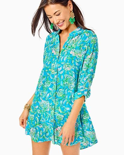 Natalie Shirtdress Cover-Up | Lilly Pulitzer
