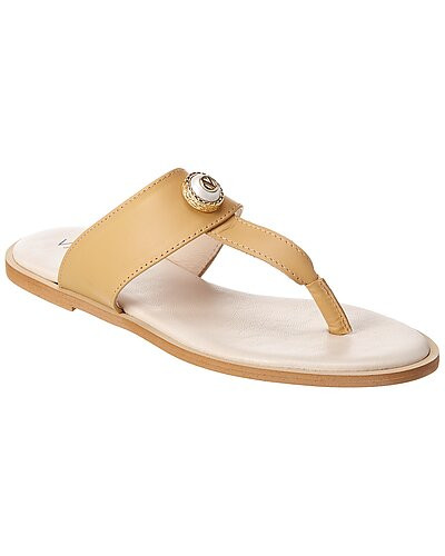 Valentino by Mario Valentino Atena Leather Sandal | Gilt
