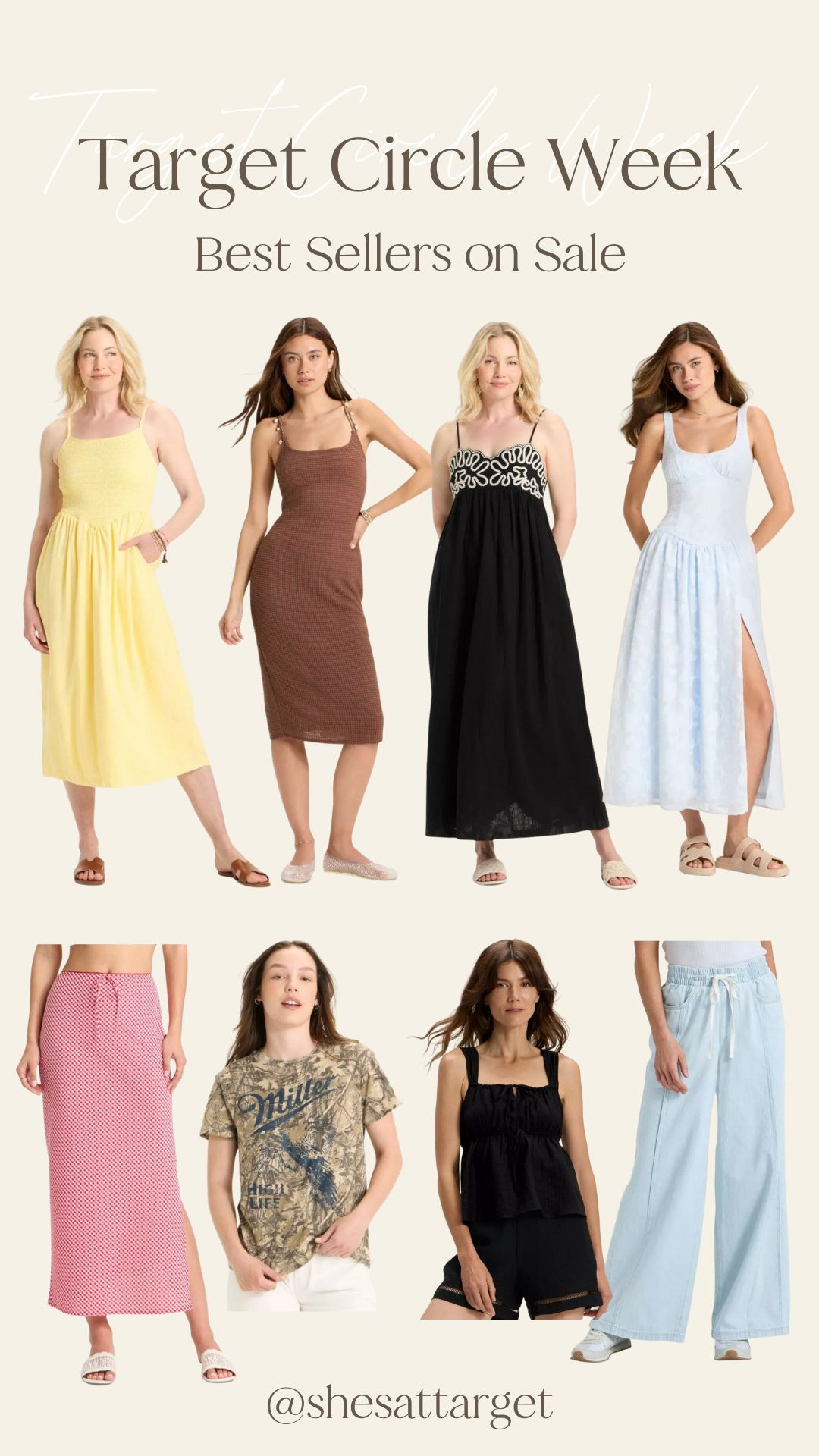 Dresses, skirts, tops and pants I've shared that you guys loved are on sale! Your Target favorites that are 30% off for Target Circle Week!  

 #LTKSaleAlert #LTKFindsUnder50 #LTKStyleTip