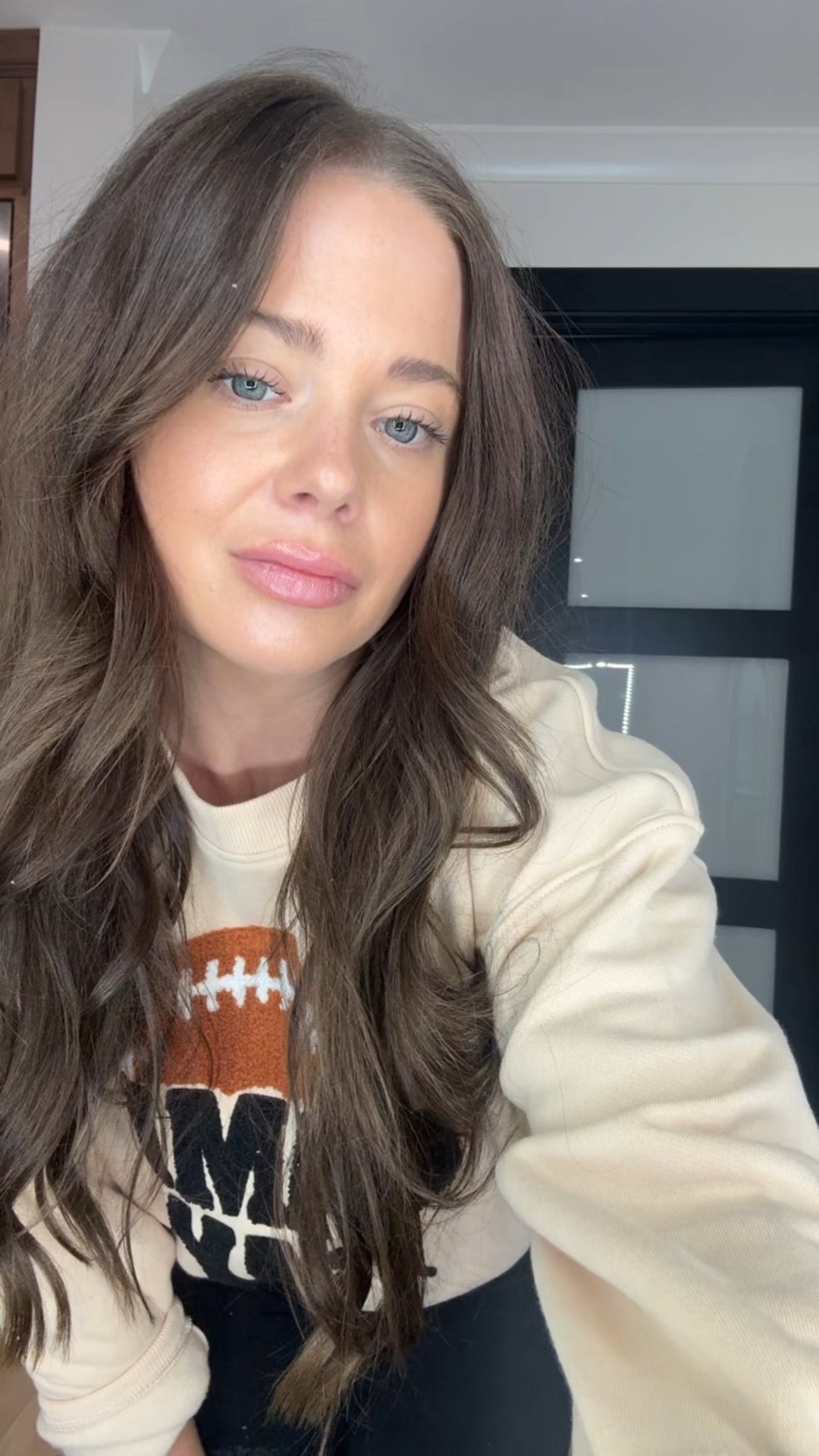 Game day! My sweatshirt is from Aldi but I linked the CUTEST options from Amazon for you! My jeans run TTS, wearing XS, I am 5’0 and size 0/25 typically or a 2. Happy shopping! 

#LTKStyleTip #LTKSeasonal #LTKFindsUnder50