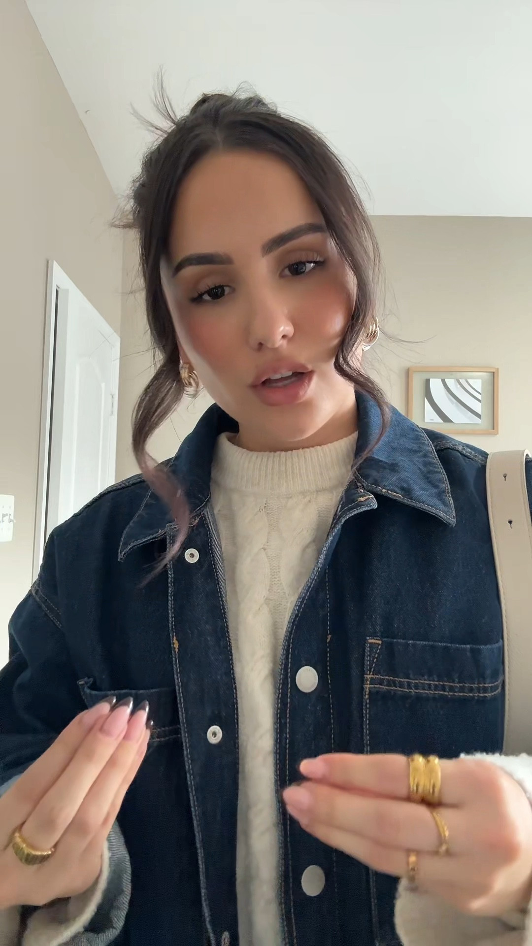 Showing off my fall fit bc I felt so cutesiieeee!🍂🐻🥧🌰

If the identical piece of clothing isn’t linked, I added a very similar items from @amazon! (Old navy earrings & boots!) 

I also found the CUTEST purse from @oldnavy that is on sale for $20 right now! I linked the bright red one because I love the shape & style— and for that PRICE!👏

Happy fall shopping!!!!

Outfit details: 
@target - denim jacket 
@h&m - sweater 
@prettylittlething - skirt
@amazon - black tights 
@forever21 (from last year :/) - boots

#LTKFindsUnder50 #LTKSeasonal #LTKStyleTip