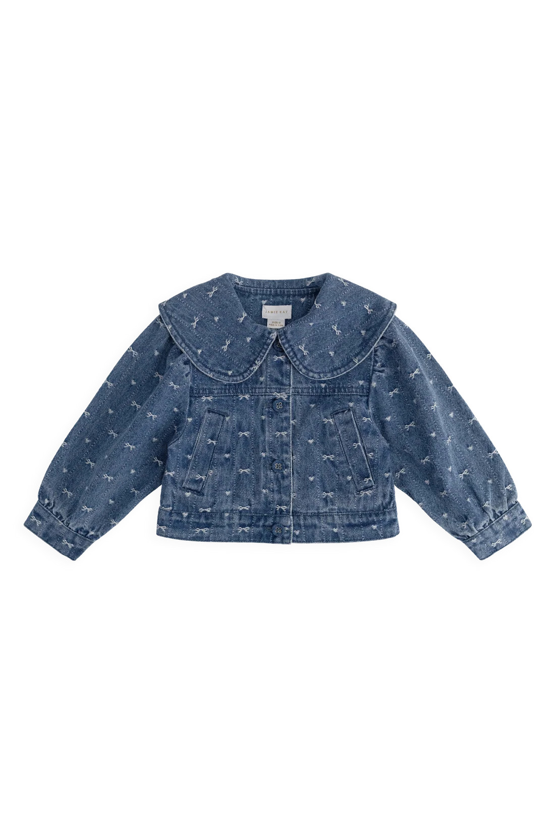 Elka Jacket - Amour Bows Denim | Jamie Kay
