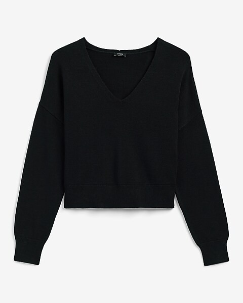 Ultrasoft Relaxed V-neck Sweater | Express