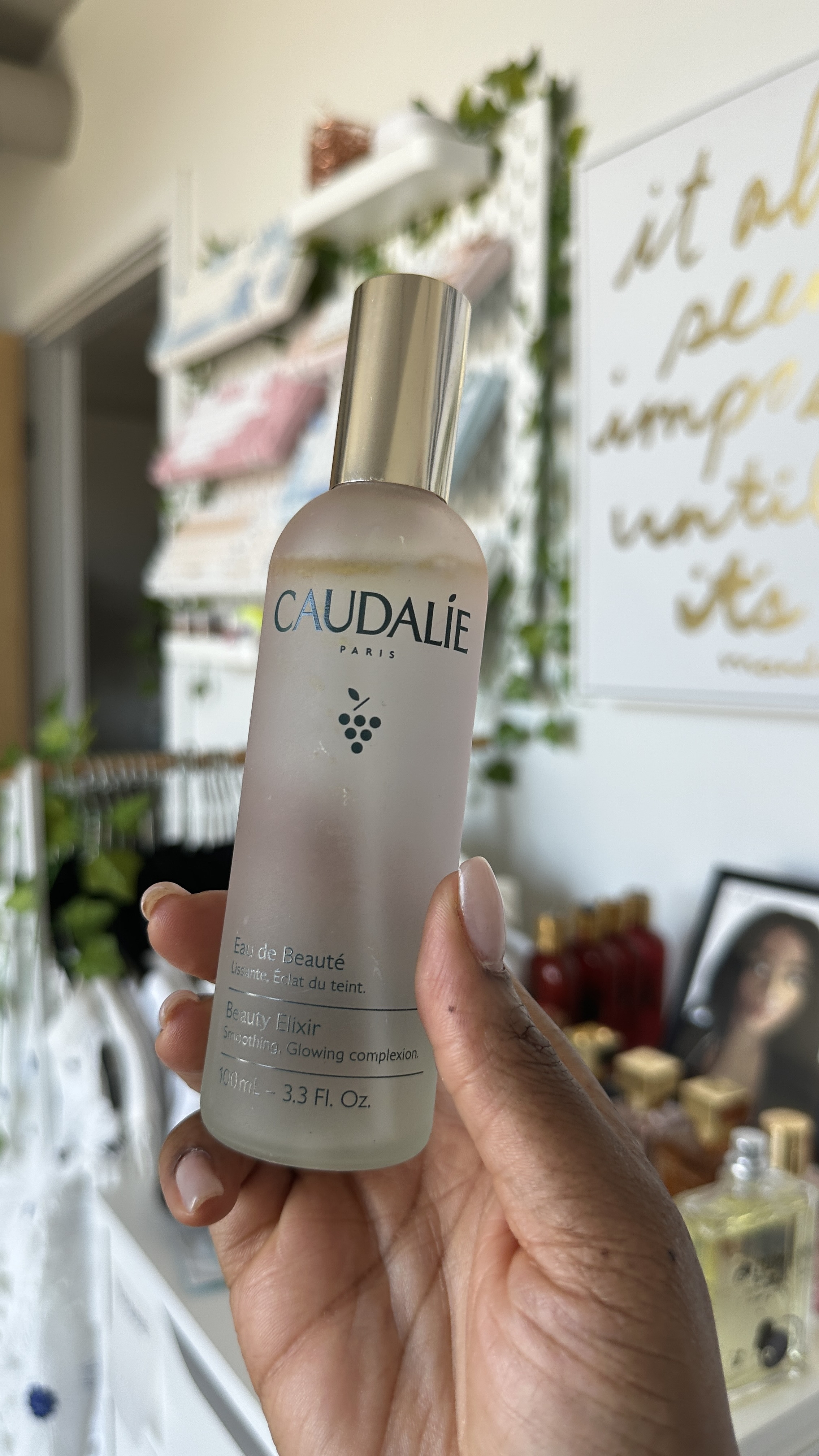 I’ve used the Caudalie Beauty Elixir for YEARS and still keep coming back to it.
I call it my activator because it feels like a spa in a bottle, and spraying it first thing in the morning instantly gives me a boost. It just gives my skin that fresh, glowy, awake look every time.  One of my most repurchased products ever, I always have at least two in stock at home 🤍
#Caudalie #BeautyElixir #SkincareFavorites #giftguide #giftguideforher #cyberweek #cybermonday #blackfriday #mahamaven #fumi


#LTKGiftGuide #LTKBeauty #LTKCyberWeek