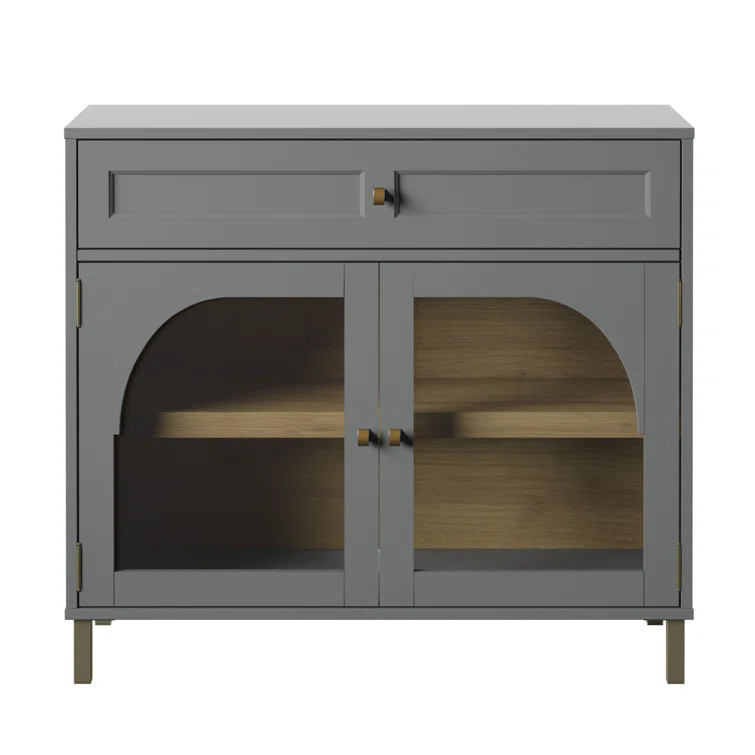 Vick 32'' Tall 2 - Door Accent Cabinet | Wayfair North America