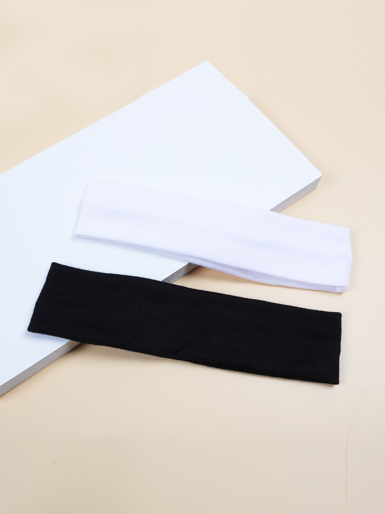 2 Peças Mulheres Fashionable Esportes Faixa De Cabelo Sólido Adequado Para Exterior Usar | SHEIN