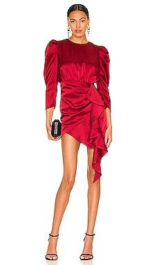 NBD Pandora Dress in Burgundy from Revolve.com | Revolve Clothing (Global)