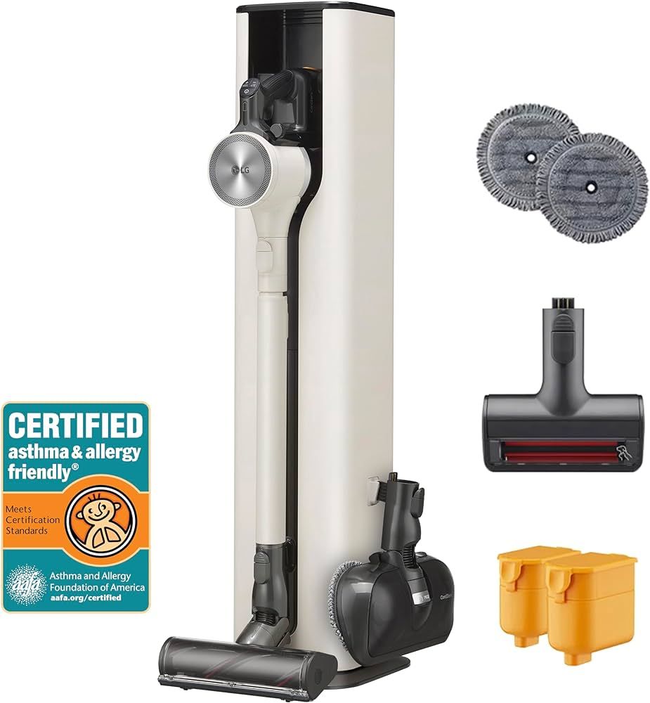 LG CordZero Cordless Vacuum Cleaner with Auto Empty, Lightweight Stick Vac for Carpet and Hard Fl... | Amazon (US)