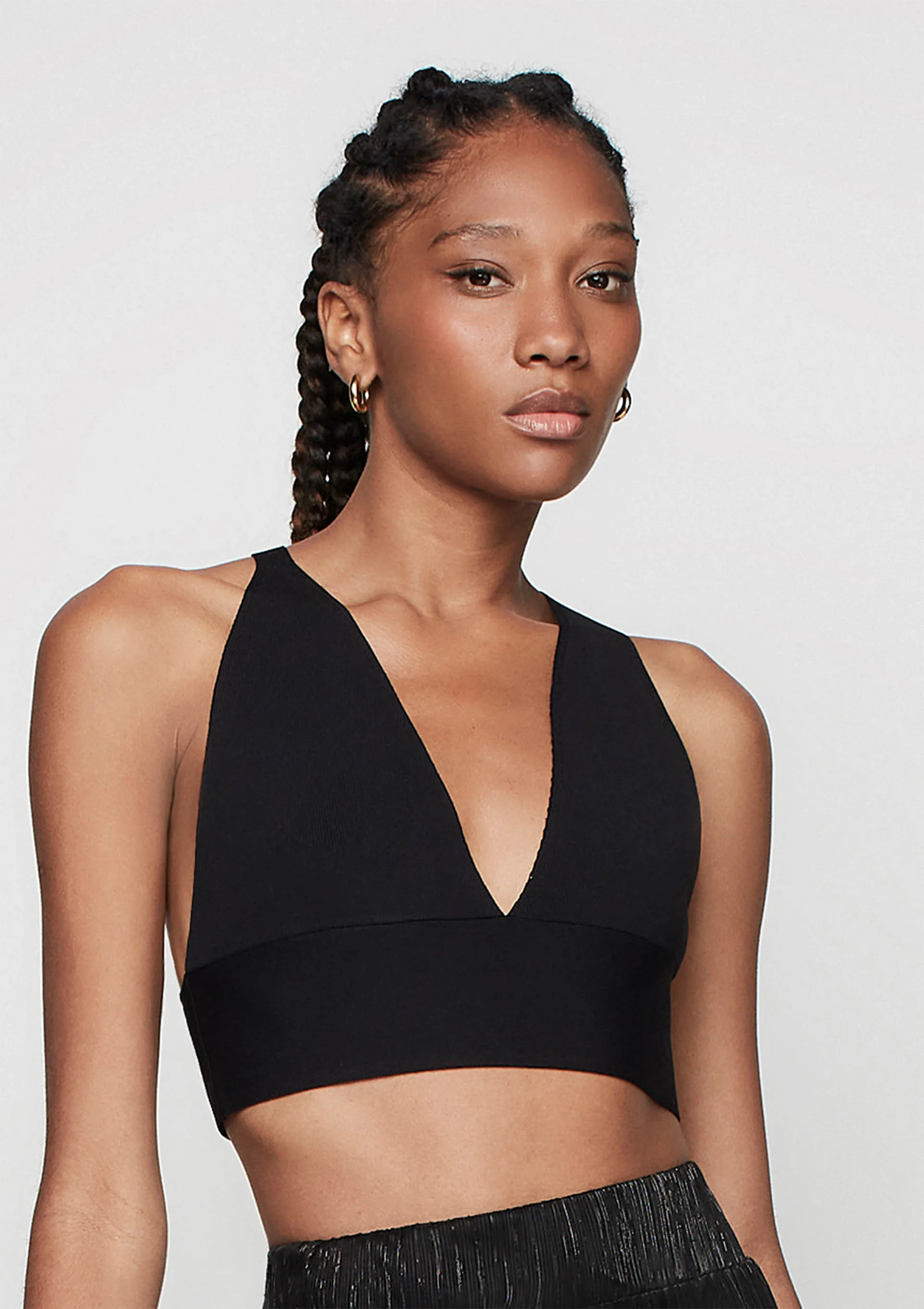 Top Cropped Em Tricô Alças Largas - Outlet Espaço Hering | HeringOutlet (BR)