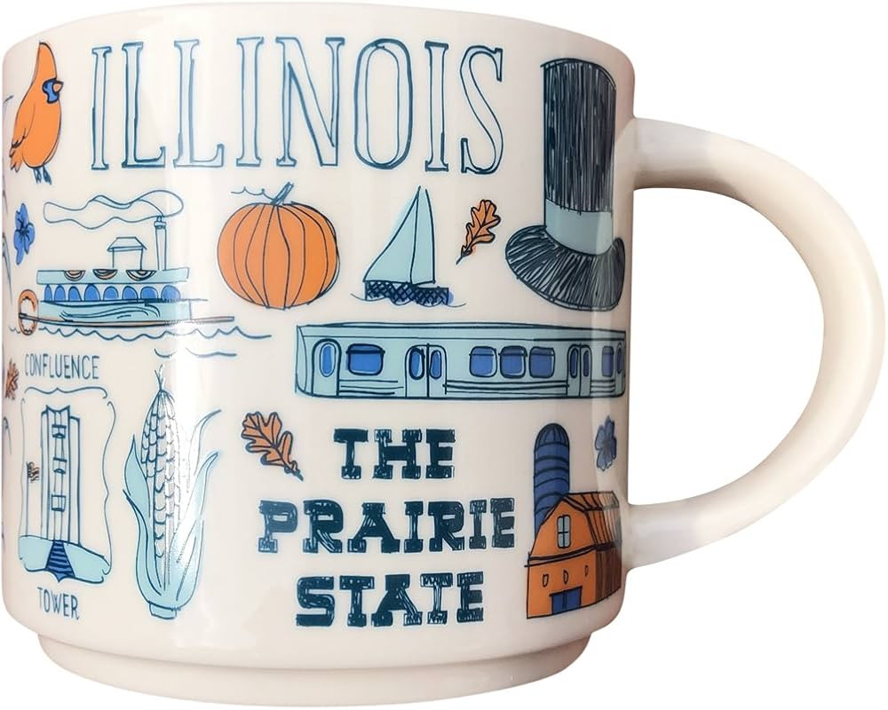 Starbucks Been There Series Collectible Coffee Mug (Illinois),14 ounce | Amazon (US)
