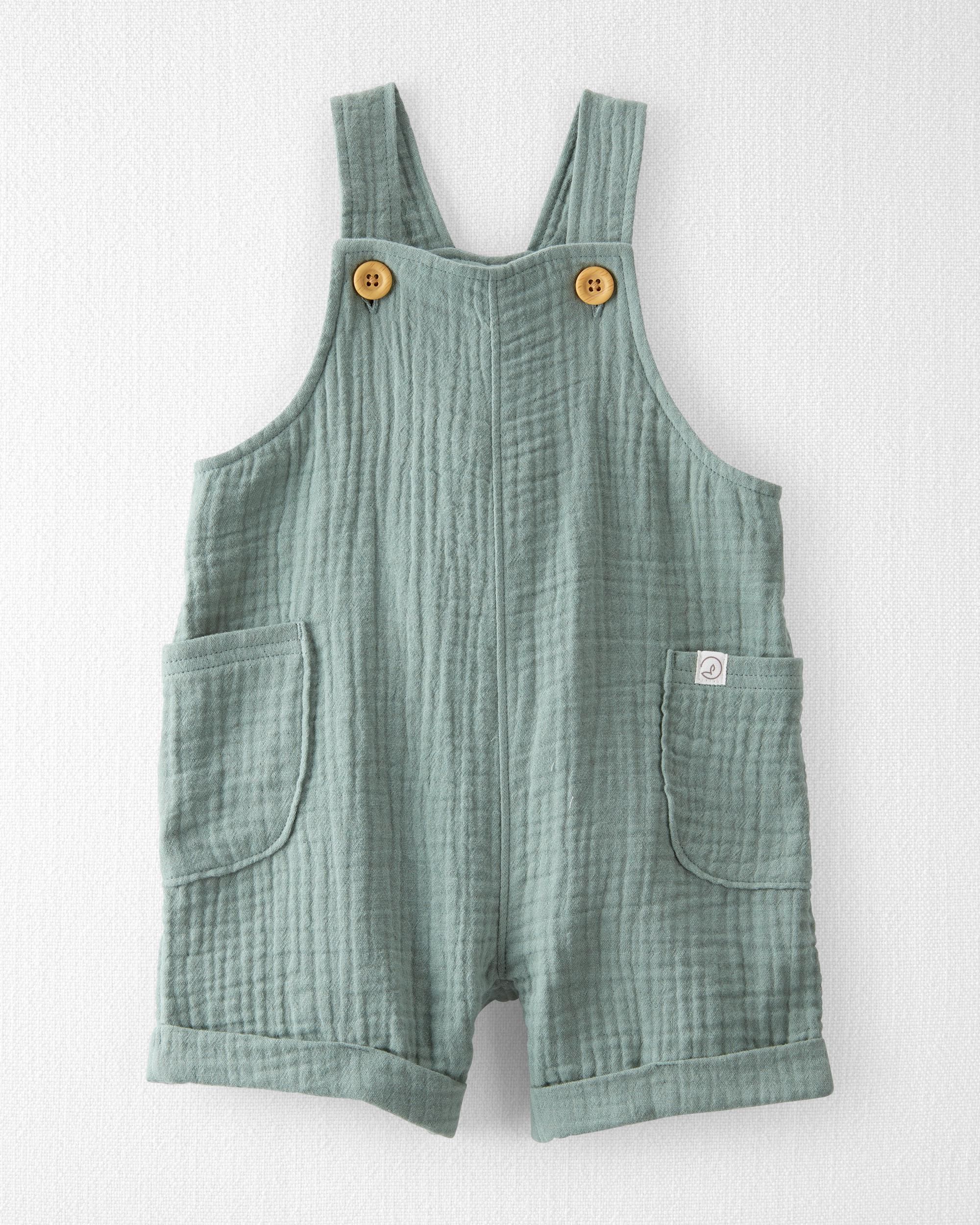 Baby Organic Cotton Gauze Shortall | Carter's