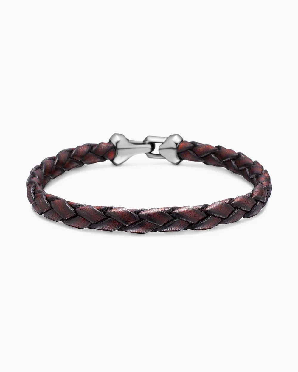 David Yurman | Armory Leather Bracelet with Sterling Silver, 10.7mm | David Yurman