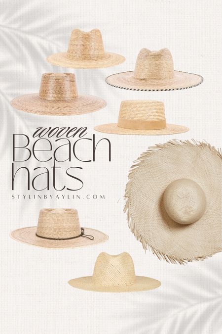 Woven beach hats, casual style, vacation accessories #StylinbyAylin 

#LTKSeasonal #LTKstyletip #LTKtravel
