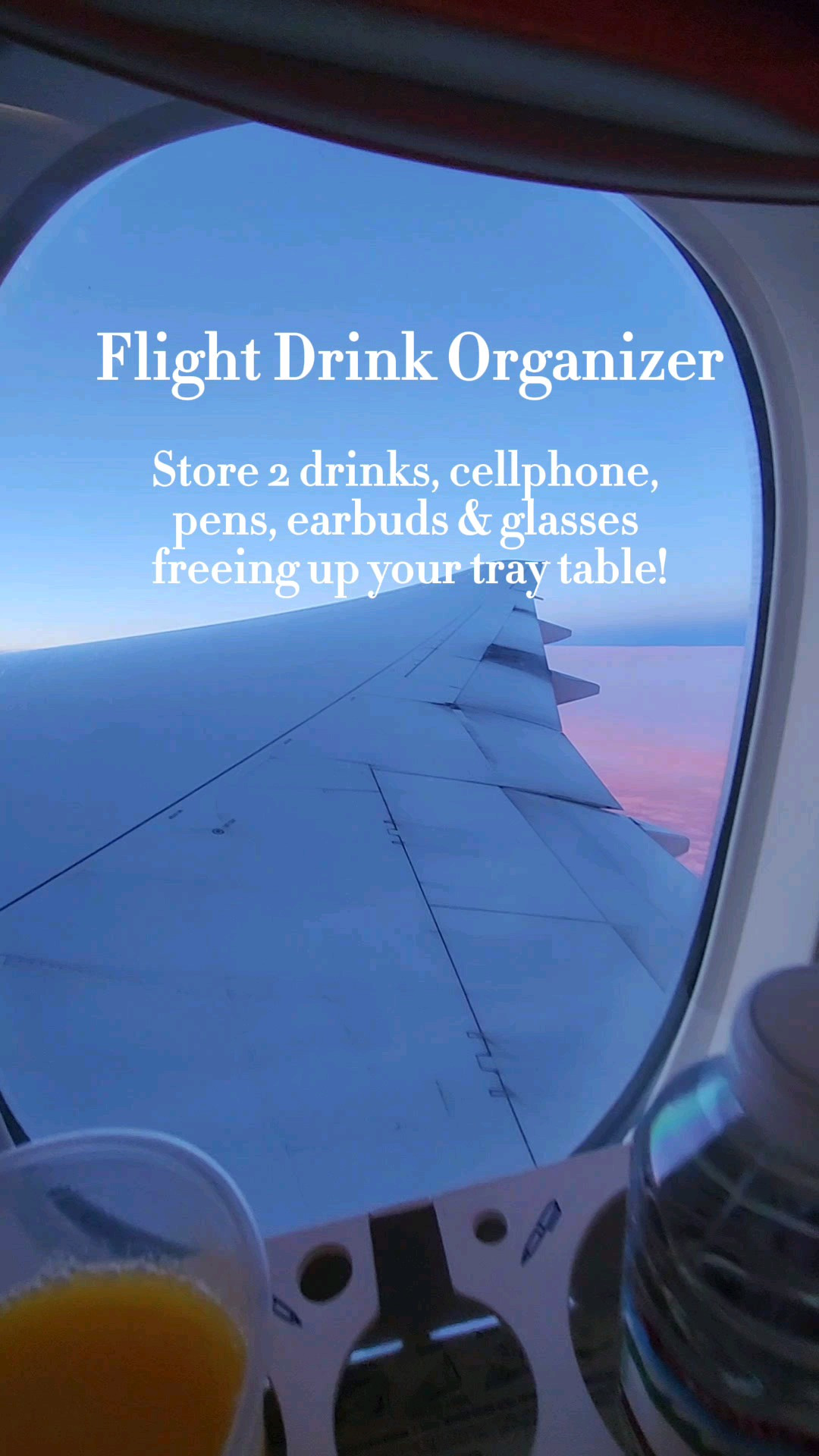 In-flight travel essentials, window seat ledge organizer, flight drink organizer station

#LTKTravel #LTKFindsUnder50 #LTKGiftGuide