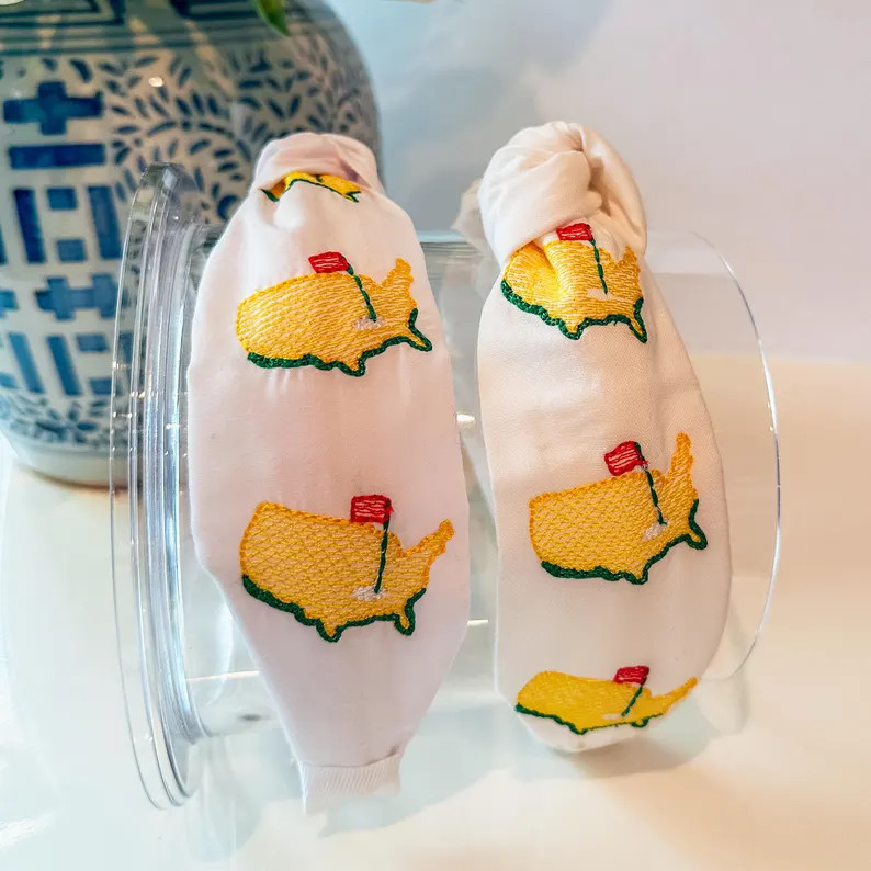 Masters Golf Headband for Augusta Golf Outfit Acessories for Masters Party Golf Party Outfit Amer... | Etsy (US)