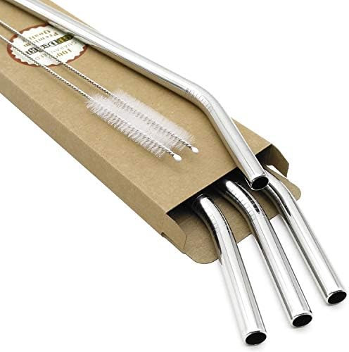 GFDesign Big Drinking Straws Reusable 12 Inches Extra Long 9mm Extra Wide SUS 304 Food-Grade 18/8... | Amazon (US)