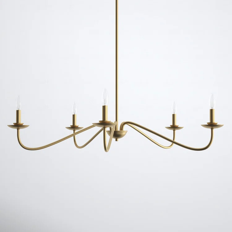 Abigeal 5 Light Metal Dimmable Chandelier | Wayfair North America