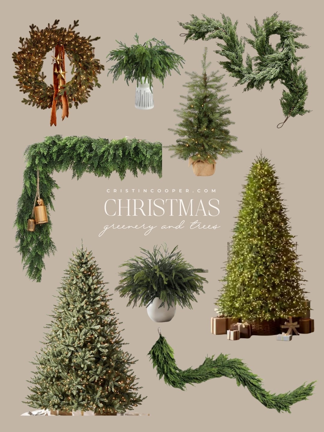 Christmas Greenery and Trees

#LTKHome #LTKSeasonal #LTKHoliday