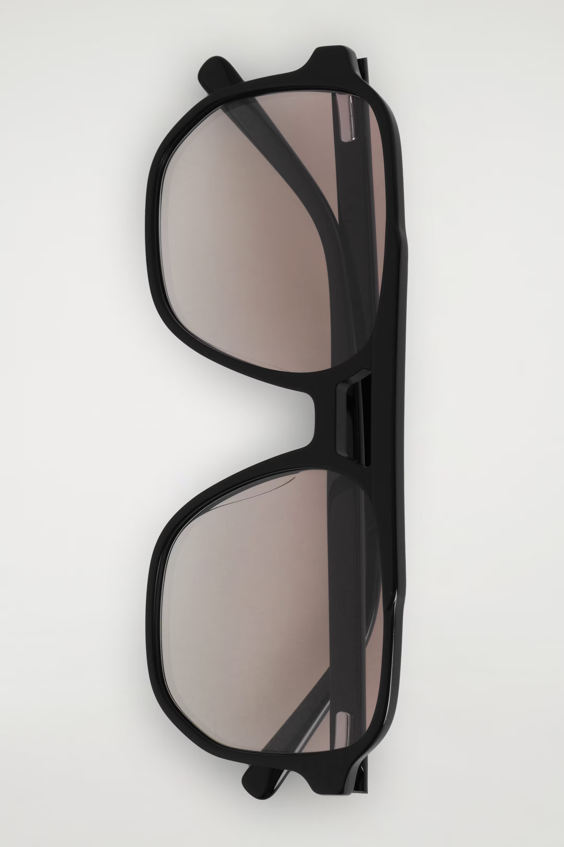 OVERSIZED SQUARE-FRAME AVIATOR SUNGLASSES - BLACK | COS | COS UK