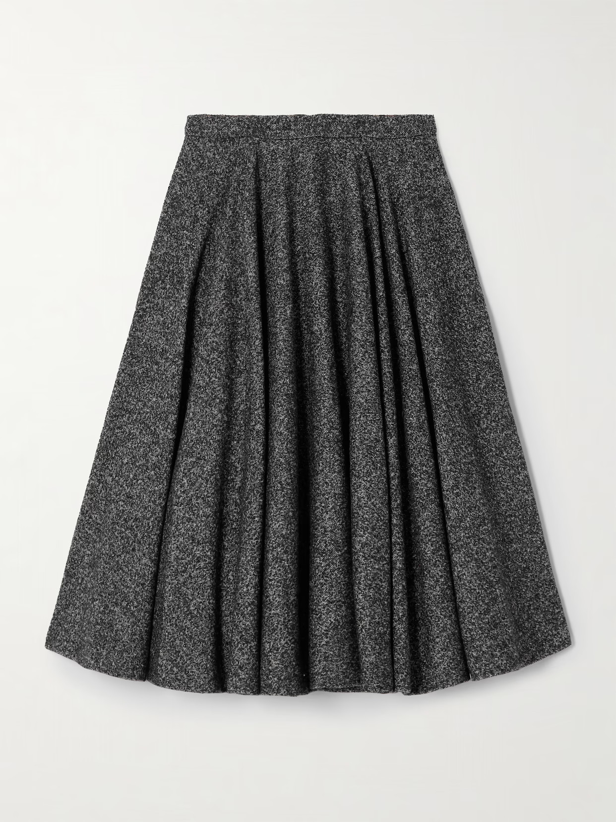 Dolce & Gabbana - Wool-blend Midi Skirt - Gray | NET-A-PORTER (US)