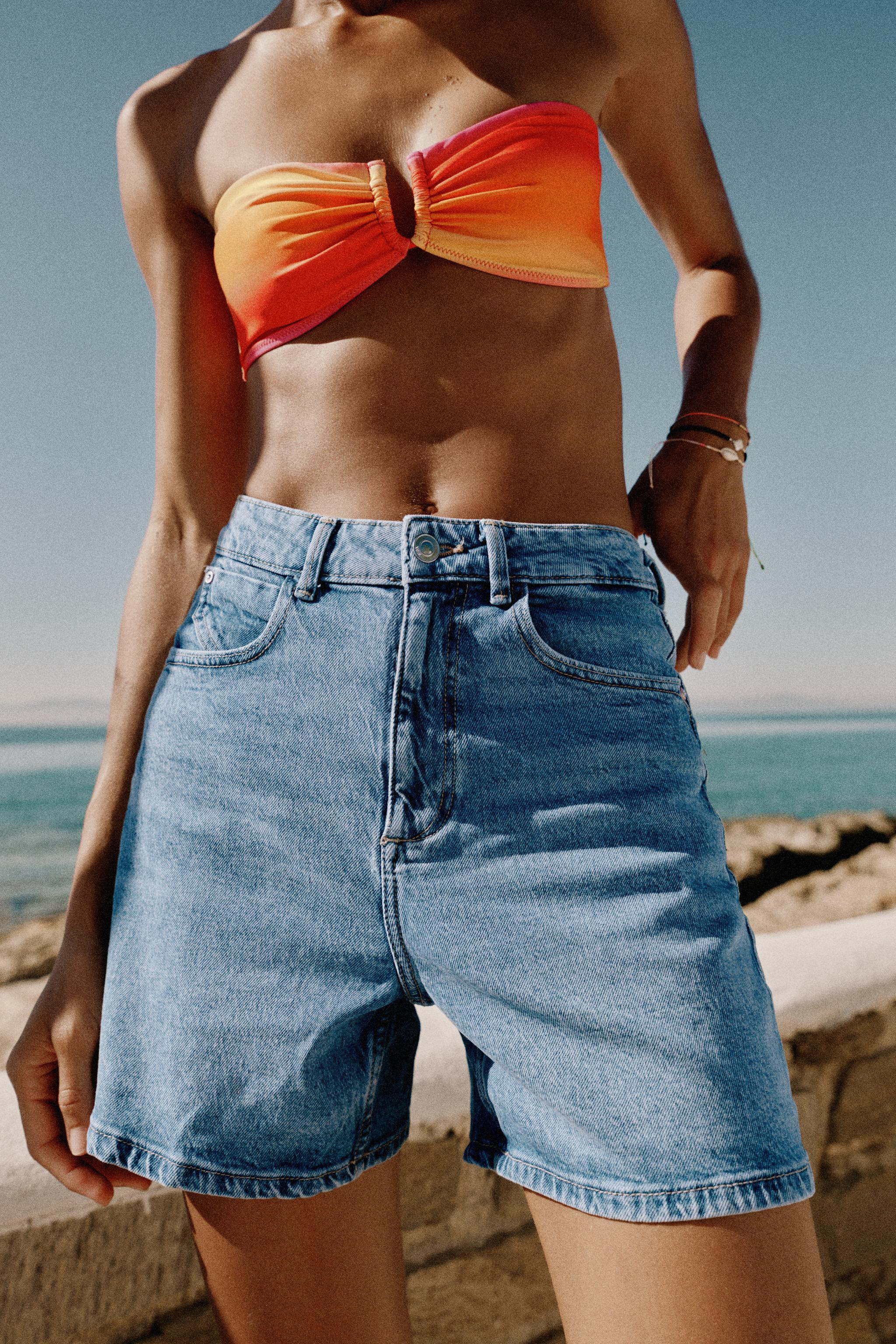 Z1975 MOM FIT SHORTS | Zara UK