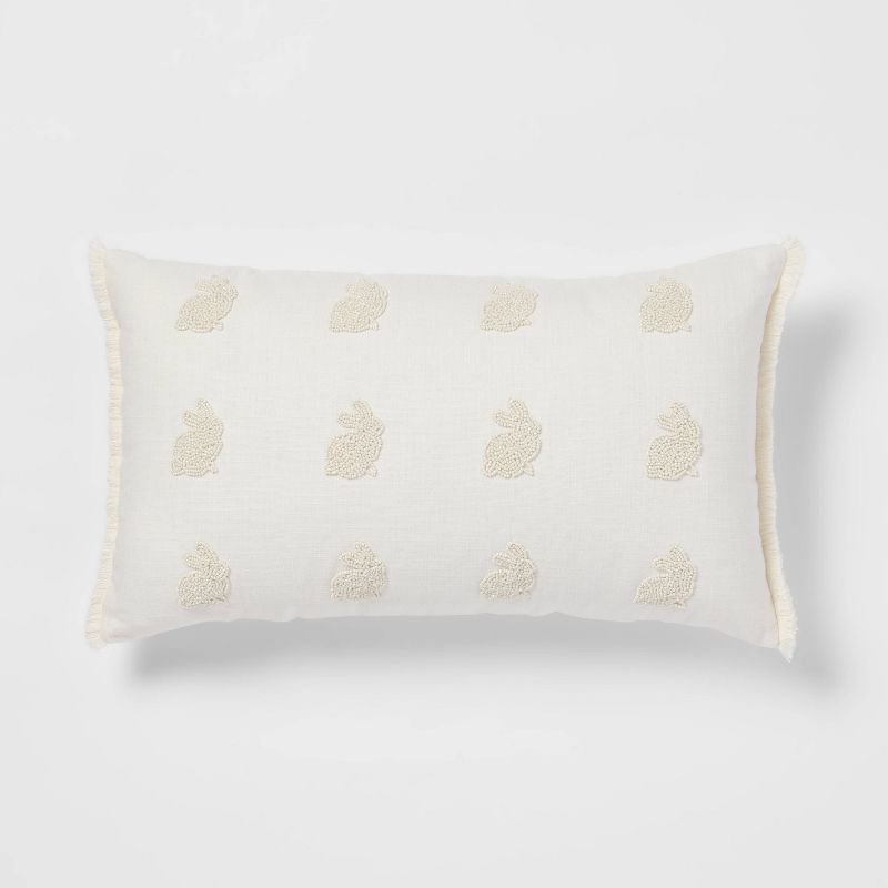 Beaded Bunny Throw Pillow - Threshold™ | Target