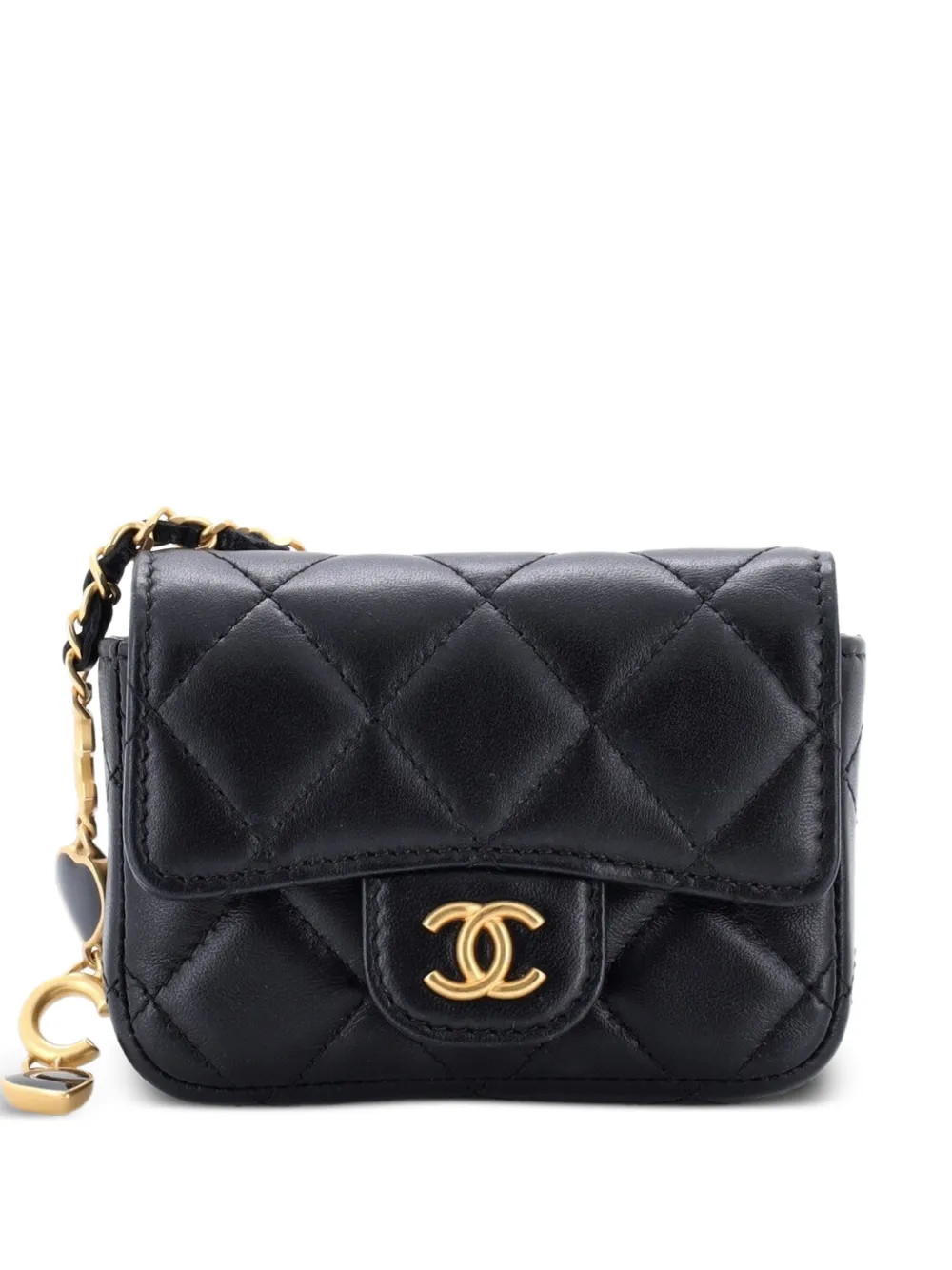 Coco de Toi Heart Quilted Lambskin Mini belt bag | Farfetch Global