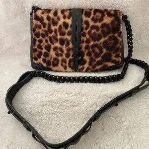 Rag & Bone Mini Enfield Genuine Calf Hair Leopard Leather Cross Body Bag | Poshmark