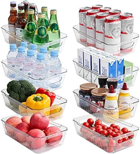 Lifewit 8packs Refrigerator Organizer Bins for Fridge Storage Organization in Kitchen Pantry Cabi... | Amazon (US)