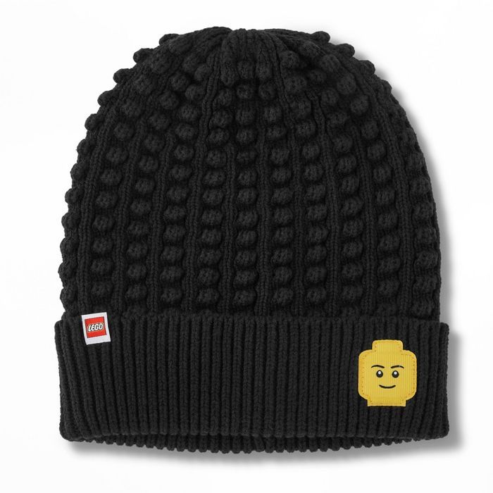 Adult LEGO Minifigure Patch Beanie Hat - LEGO® Collection x Target Black | Target