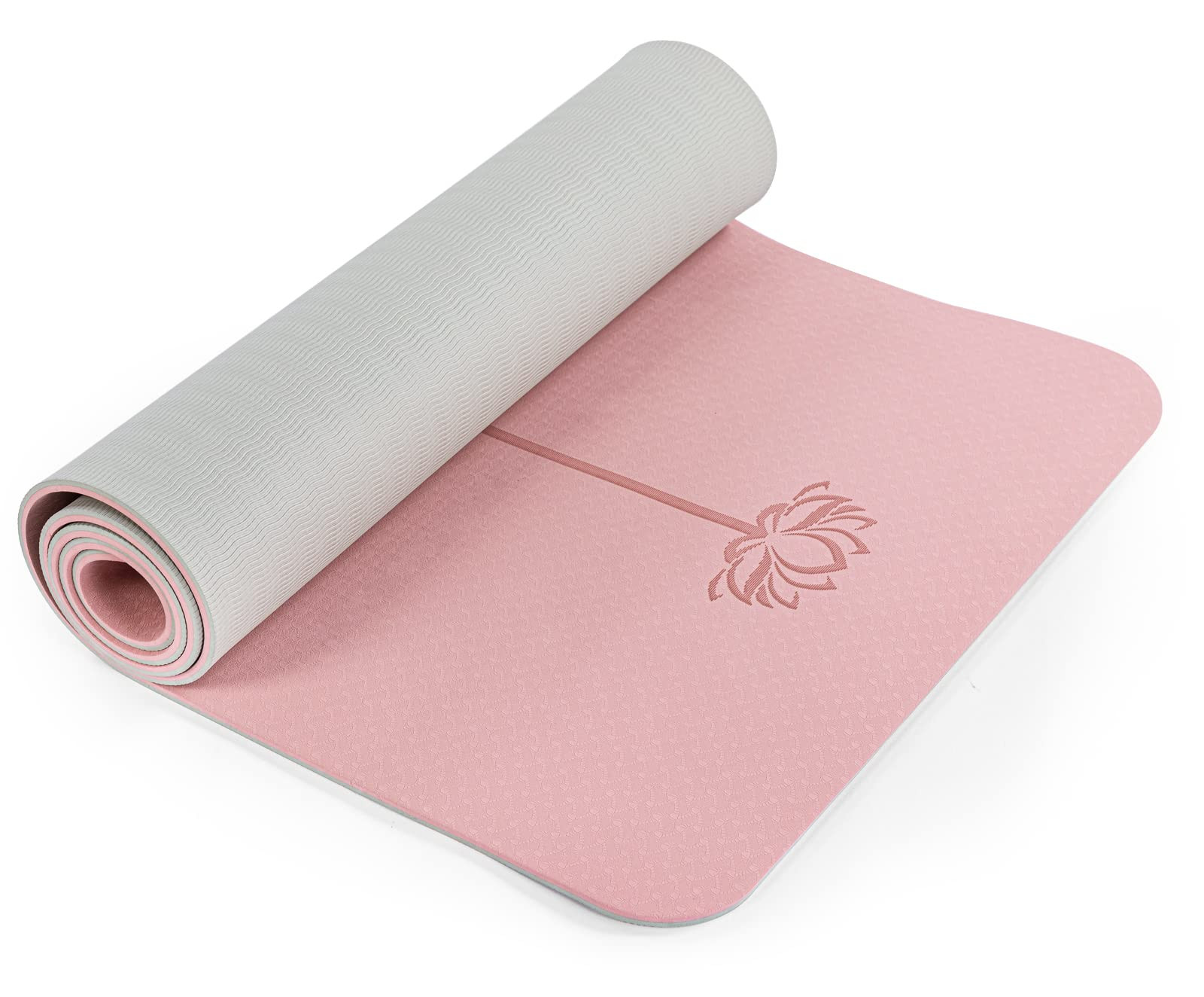 Yoga Mat Non Slip, Pilates Fitness Mats, Eco Friendly, Anti-Tear 1/4" Thick Yoga Mats for Women, ... | Amazon (US)