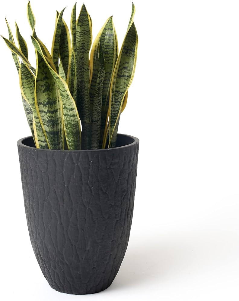 LA JOLIE MUSE Tall Planter - 14.2 Inch Large Indoor & Outdoor Tree Planter, Plant Pot Containers ... | Amazon (US)