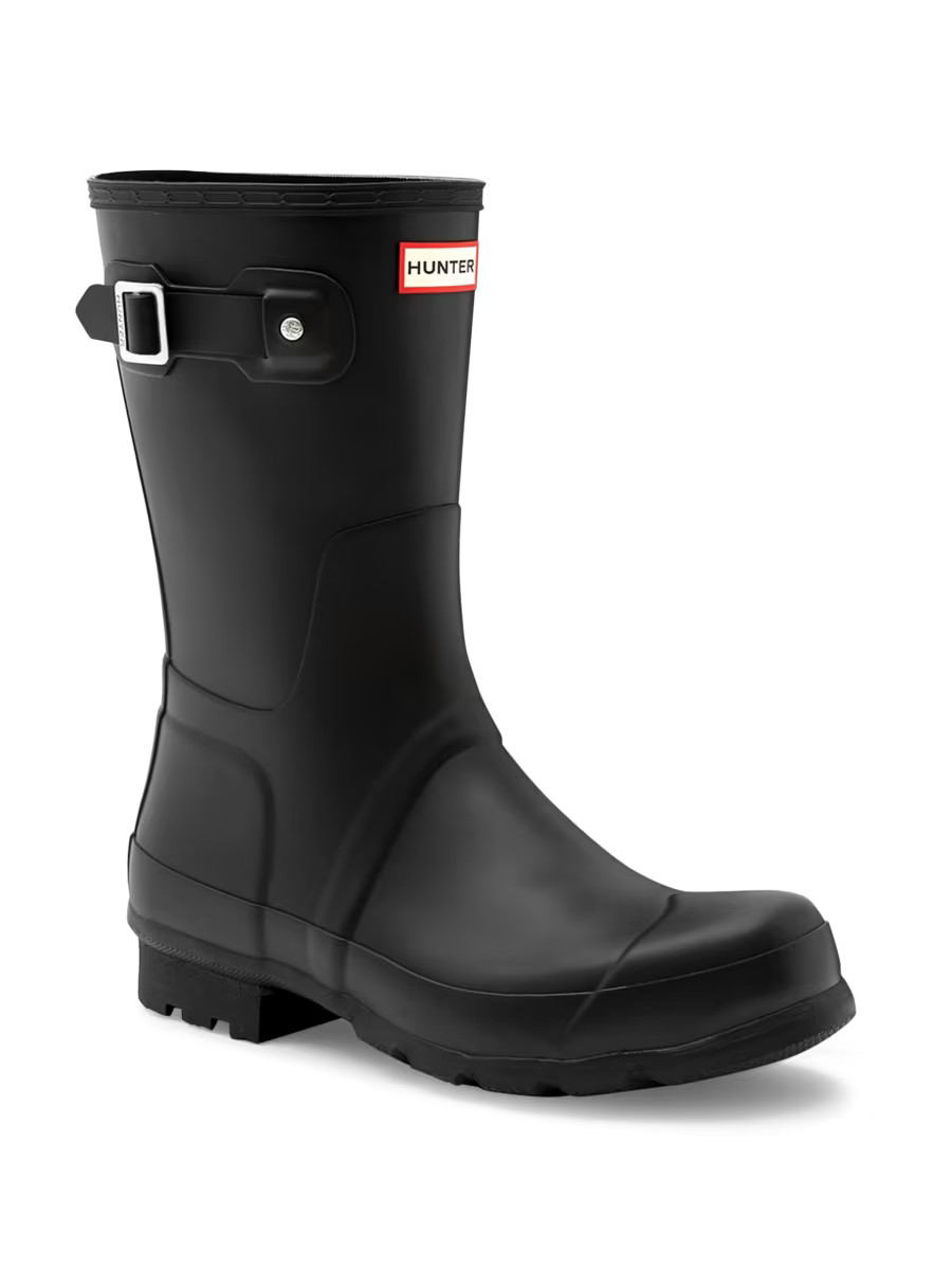 Hunter Men's Original Short Waterproof Rain Boots | Saks Fifth Avenue