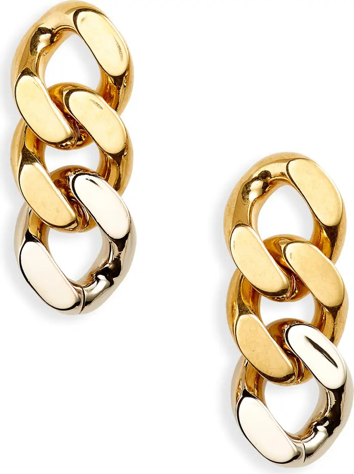 Saint Laurent Curb Link Chain Earrings | Nordstrom | Nordstrom
